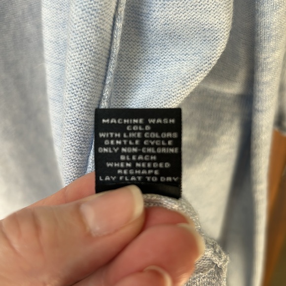 Light Blue Verve Ami Hooded Cardigan - Picture 7 of 10